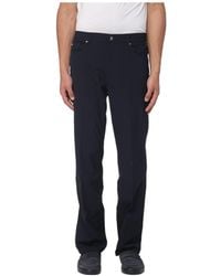 Emporio Armani - Logo-Patch Trousers - Lyst