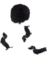 Thom Browne - Pompom Detail Dog Beanie - Lyst