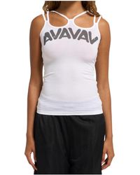 AVAVAV - Tova Logo-Print Multi-Strap Top - Lyst