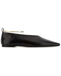 Jil Sander - Pointed Toe Ballerinas - Lyst