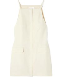 St. Agni - Twill Mini Dress - Lyst