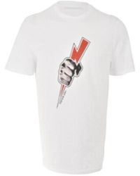Neil Barrett - Lightning Printed T-Shirt - Lyst