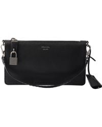 Prada - Zipper Clutch - Lyst