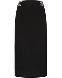 Pinko - Chain-Embellished Pencil Skirt - Lyst