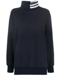 Thom Browne - 4-Bar Stripe Intarsia Turtle-Neck Sweatshirt - Lyst