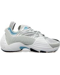 Lanvin - Mesh Flash-X Lace-Up Sneakers - Lyst