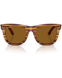 Ray-Ban - Boyfriend Reverse Square Frame Sunglasses - Lyst