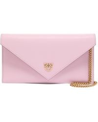 Pinko - Love Birds Chain-Linked Clutch Bag - Lyst