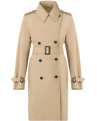 Save The Duck - Collared Long-Sleeved Trench Coat - Lyst