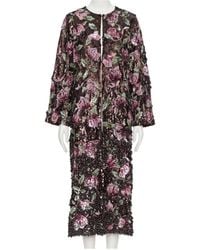 Valentino - Long-Sleeved Dress With A Round Neck - Lyst