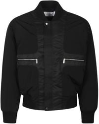 Off-White c/o Virgil Abloh - Zip-Detailed Bomber Jacket - Lyst
