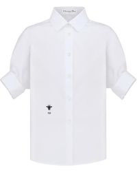 Dior - Blouse With Puff Sleeves - Lyst