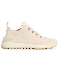 Jimmy Choo - 'Veles' Milk Fabric Sneakers - Lyst