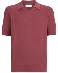 Brunello Cucinelli - Cotton Polo Sweater - Lyst