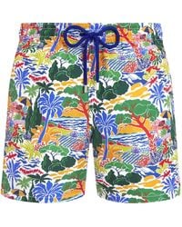 Vilebrequin - Elastic-Waistband Swim Shorts - Lyst