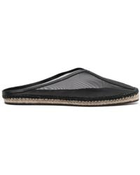 TOTEME - Totême Semi-Sheer Square Toe Espadrilles - Lyst