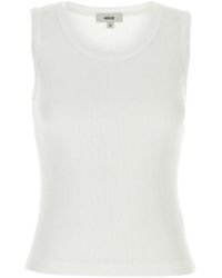 Agolde - Poppy Sleeveless Ribbed Tank Top - Lyst