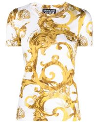 Versace Jeans Couture - Couture Watercolour Couture Crewneck T-Shirt - Lyst