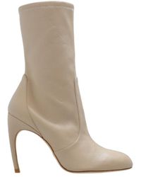 Stuart Weitzman - Luxecurve Almond-Toe Boots - Lyst