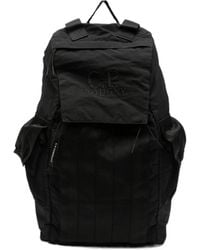 C.P. Company - Logo-Embroidered Multi-Pocket Backpack - Lyst