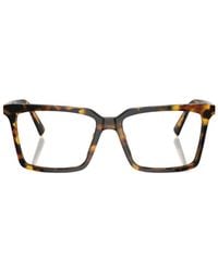 Miu Miu - Eyewear Square-Frame Glasses - Lyst