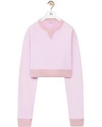 Loewe - Cropped Sweatshirt - Lyst
