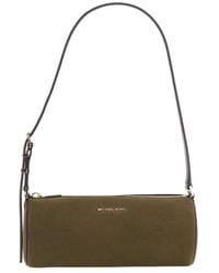 MICHAEL Michael Kors - Izzy Small Nubuck Barrel Pochette - Lyst