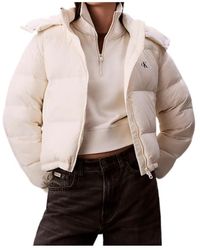 Calvin Klein - Short Down Puffer Jacket - Lyst