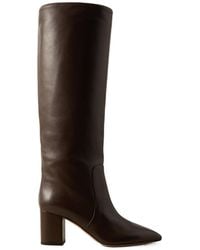 Paris Texas - Solid Color Leather Knee Boots - Lyst