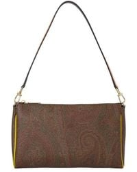 Etro - Mini Paisley Contrast-Trim Clutch Bag - Lyst