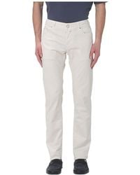 Jacob Cohen - Nick Slim Diagonal Str. Slim-Fit Jeans - Lyst