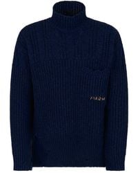 Marni - Distressed Long-Sleeved Jumper - Lyst