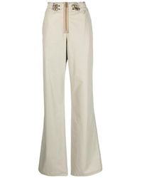 DIESEL - High-Waist Flared Pants - Lyst