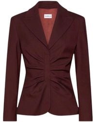 Marella - Ruched-Detail Blazer - Lyst