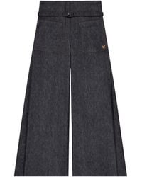 Courreges - Belted Palazzo Pants - Lyst