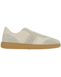 Ferragamo - Panelled Low-Top Sneakers - Lyst