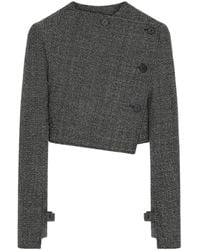 Courreges - Asymmetrically Buttoned Jacket - Lyst