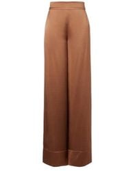 JOSEPH - Dijon Silk Satin Wide-Leg Pants - Lyst