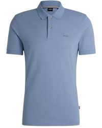 BOSS - Logo-Embroidered Polo Shirt - Lyst