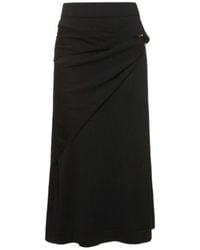Jil Sander - Ring Detail Mid-Length Skirt - Lyst