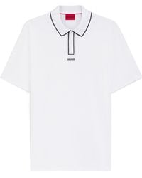 BOSS - Boss Contrast Trim Short-Sleeved Polo Shirt - Lyst