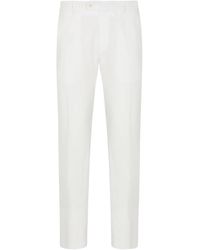 Brioni - Pleated Straight-Leg Trousers - Lyst