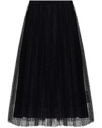 RED Valentino - Pattern Skirt - Lyst