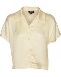 A.P.C. - Buttoned Short-Sleeved Shirt - Lyst