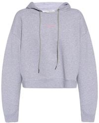 Stella McCartney - Long-Sleeved Drawstring Hoodie - Lyst