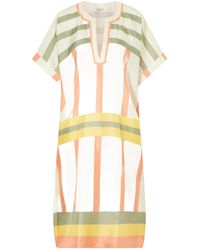 Eres - Berlingot Printed Silk-Twill Kaftan - Lyst