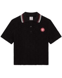 CASABLANCA - Monogram Jacquard Towelling Polo Shirt - Lyst