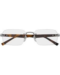 Gucci - Eyewear Rectangle Frame Glasses - Lyst
