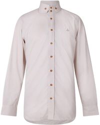 Vivienne Westwood - Button-Down Collar Long-Sleeve Shirt - Lyst