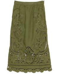 FARM Rio - Majestic Garden Richelieu Skirt - Lyst